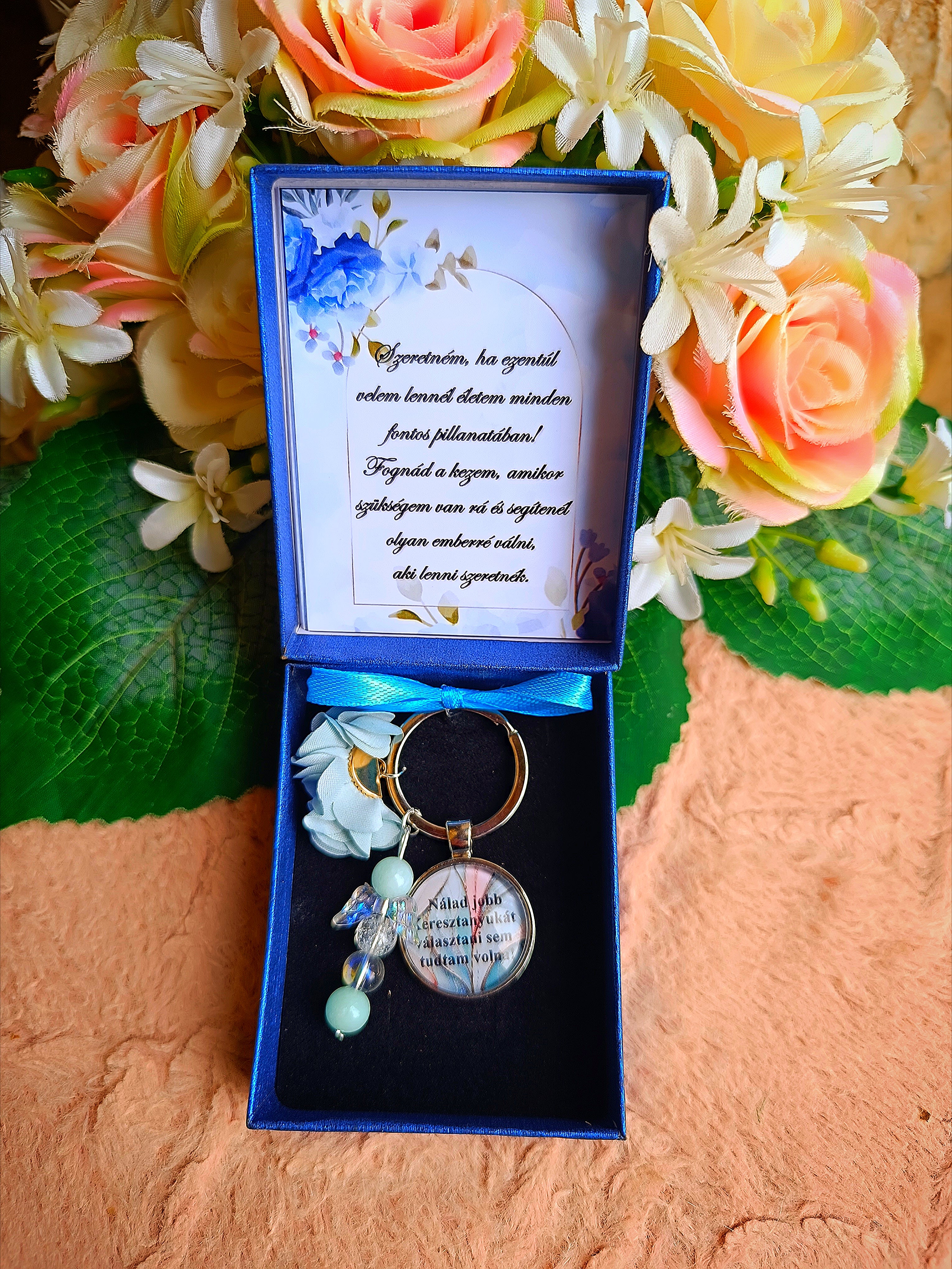 Keresztszülő felkérő - köszönő kulcstartó keresztanyának II